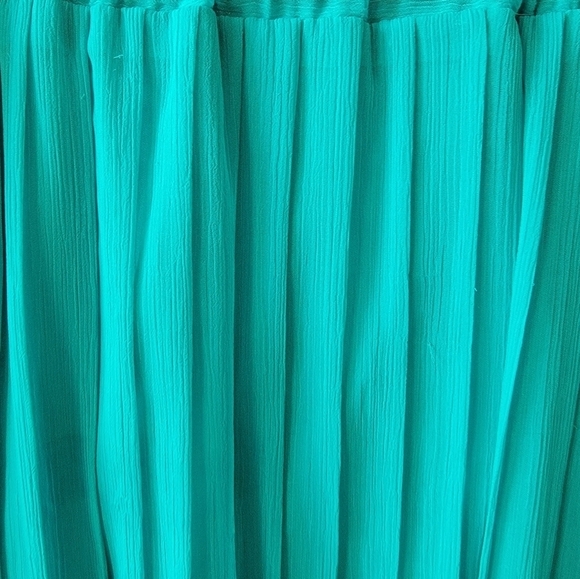 Teal High Low Pleated Skirt by Target Xhilaration Women's Size Medium! - Picture 8 of 11